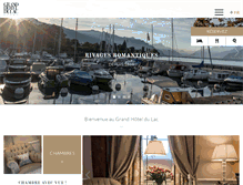 Tablet Screenshot of hoteldulac-vevey.ch